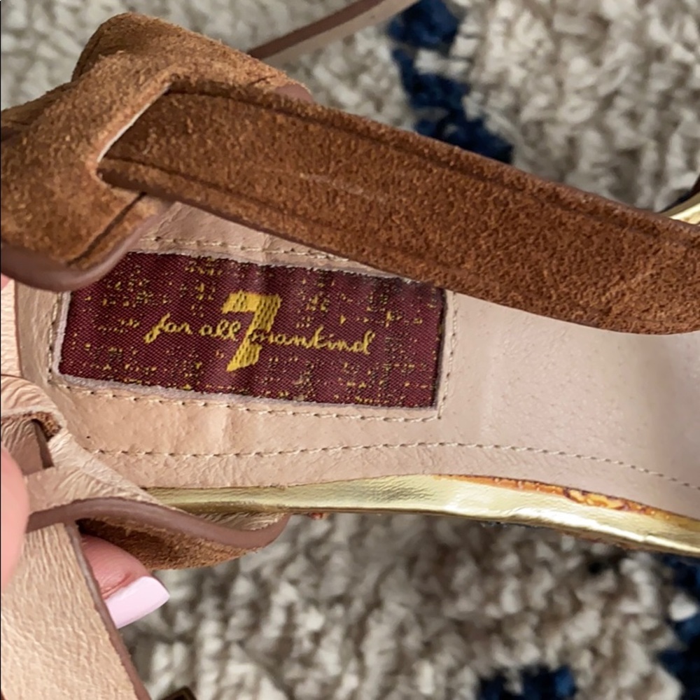 7 for all mankind striped wedges - Picture 5 of 5